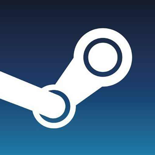 Valve Steam logo.