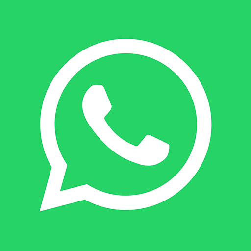 WhatsApp logo.